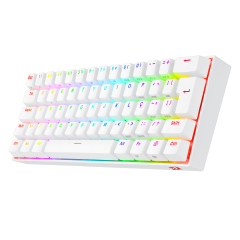 TECLADO MECANICO GAMER DRACONIC PRO RGB BRANCO SWITCH AZUL ABNT2 S/F