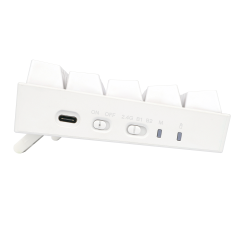 TECLADO MECANICO GAMER DRACONIC PRO RGB BRANCO SWITCH AZUL ABNT2 S/F