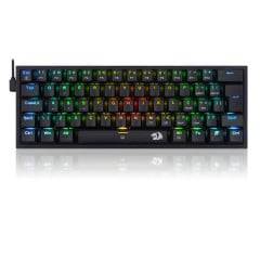 TECLADO MECANICO GAMER FIZZ RGB PRETO SWITCH MARROM