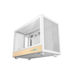 GABINETE GAMER DEEPCOOL CH260 WOOD BRANCO S/FAN R-CH260-WHNWM0-G-1