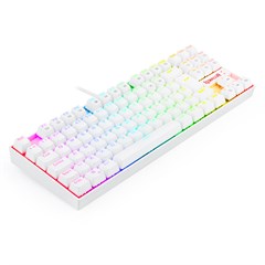 TECLADO MAGNÉTICO GAMER KUMARA PRO RGB BRANCO SWITCH AZUL ABNT2