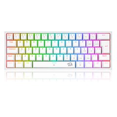 TECLADO MECANICO GAMER FIZZ RGB BRANCO SWITCH AZUL