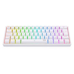 TECLADO MECANICO GAMER FIZZ RGB BRANCO SWITCH AZUL
