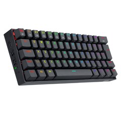 TECLADO MECANICO GAMER DRACONIC PRO RGB PRETO SWITCH MARRON ABNT2 S/F
