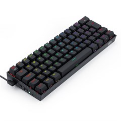 TECLADO MECANICO GAMER DRACONIC PRO RGB PRETO SWITCH MARRON ABNT2 S/F