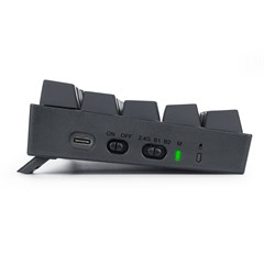 TECLADO MECANICO GAMER DRACONIC PRO RGB PRETO SWITCH MARRON ABNT2 S/F