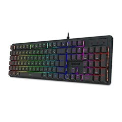 TECLADO MEMBRANA GAMER REDRAGON NETHERBANE PRETO K521-R PT