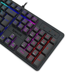 TECLADO MEMBRANA GAMER REDRAGON NETHERBANE PRETO K521-R PT