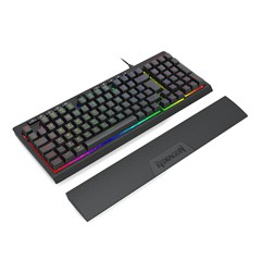 TECLADO MEMBRANA GAMER SHIVA 98 RGB PRETO K515-RGB PT