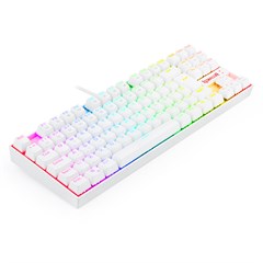 TECLADO MECANICO KUMARA RGB BRANCO SWITCH VERMELHO