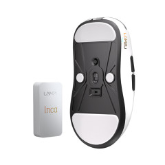 MOUSE GAMER LAMZU INCA 8K S/F WHITE