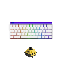 TECLADO MAGNETICO AKKO VEEKOS BRANCO SWITCH FLASH MAGNETIC MODELO SHINE60