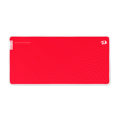 MOUSEPAD GAMER KUNLUN L VERMELHO E BRANCO 880X420X4mm