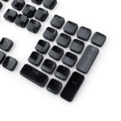 JOGO COMPLETO DE TECLAS PRETO A107