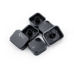 JOGO COMPLETO DE TECLAS PRETO A107