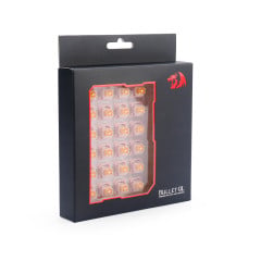 SWITCH PARA TECLADO MECANICO LINEAR KIT COM 24 MODELO BULLET QL