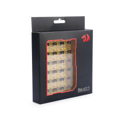 SWITCH PARA TECLADO MECANICO LINEAR KIT COM 24 MODELO BULLET S