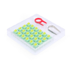 SWITCH PARA TECLADO MECANICO TACTILE KIT COM 24 MODELO BULLET QT