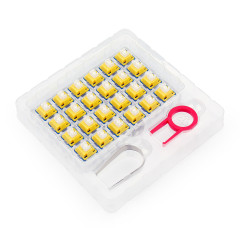 SWITCH PARA TECLADO MECANICO TACTILE KIT COM 24 MODELO BULLET B