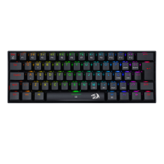 TECLADO MECANICO GAMER DRAGONBORN RGB PRETO SWITCH AZUL ABNT2