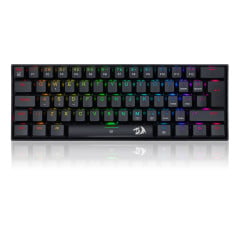 TECLADO MECANICO GAMER DRAGONBORN RGB PRETO SWITCH MARROM ABNT2