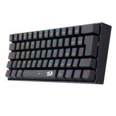 TECLADO MECANICO GAMER DRAGONBORN RGB PRETO SWITCH MARROM ABNT2
