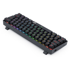 TECLADO MECANICO GAMER DRAGONBORN RGB PRETO SWITCH MARROM ABNT2