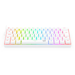 TECLADO MECANICO GAMER DRAGONBORN RGB BRANCO SWITCH AZUL ABNT2