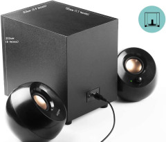 CAIXA DE SOM GAMER CREATIVE PEBBLE PLUS PRETO (OPEN BOX)