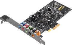 PLACA DE SOM GAMER CREATIVE PCI-E EXPRESS SOUND BLASTER AUDIGY FX