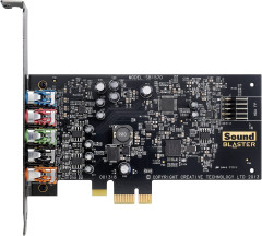 PLACA DE SOM GAMER CREATIVE PCI-E EXPRESS SOUND BLASTER AUDIGY FX