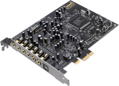 PLACA DE SOM GAMER CREATIVE PCI-E EXPRESS SOUND BLASTER AUDIGY RX