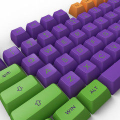 KEYCAPS PROFILE ASA PBT DOUBLE SHOT MODELO EVA THEME - 01 ASA