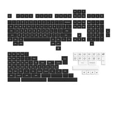 KEYCAPS PROFILE SAL ABS MODELO SAL WHITE ON BLACK (ABS)