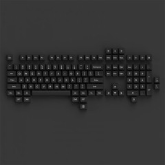 KEYCAPS PROFILE SAL ABS MODELO SAL WHITE ON BLACK (ABS)