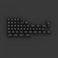 KEYCAPS PROFILE SAL ABS MODELO SAL WHITE ON BLACK (ABS)
