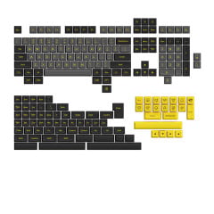 KEYCAPS PROFILE SAL ABS MODELO SAL BLACK & GOLD (ABS)