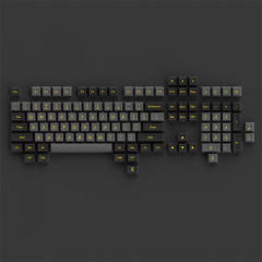 KEYCAPS PROFILE SAL ABS MODELO SAL BLACK & GOLD (ABS)