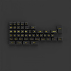 KEYCAPS PROFILE SAL ABS MODELO SAL BLACK & GOLD (ABS)