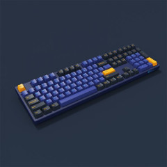 TECLADO MEC CHERRY PBT DOUBLE SHOT SWITCH PINK LINEAR FULL SIZE MODELO HORIZON DS 3108