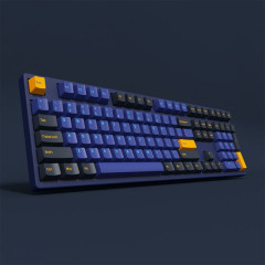 TECLADO MEC CHERRY PBT DOUBLE SHOT SWITCH PINK LINEAR FULL SIZE MODELO HORIZON DS 3108
