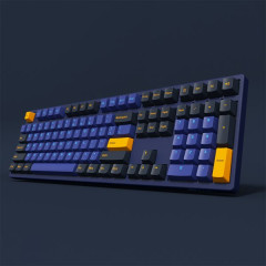 TECLADO MEC CHERRY PBT DOUBLE SHOT SWITCH PINK LINEAR FULL SIZE MODELO HORIZON DS 3108