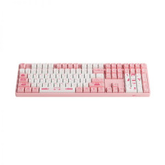 TECLADO MEC OSA PBT DYE-SUB SWITCH SAKURA LINEAR FULL SIZE MODELO JK GIRL 5108S RGB