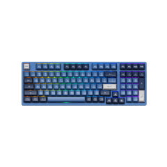 TECLADO MEC ASA PBT DOUBLE SHOT SWITCH JELLY WHITE LINEAR 1800 COMPACT MODELO 3098B OCEAN STAR