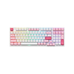 TECLADO MEC ASA PBT DOUBLE SHOT SWITCH RADIANT RED LINEAR 1800 COMPACT MODELO 3098B PRUNUS LANNESIANA
