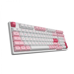 TECLADO MEC ASA PBT DOUBLE SHOT SWITCH RADIANT RED LINEAR 1800 COMPACT MODELO 3098B PRUNUS LANNESIANA