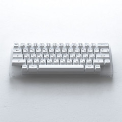 TECLADO MEC ASA PBT DOUBLE SHOT SWITCH JELLY WHITE LINEAR SPECIAL LAYOUT MODELO ACR59 BUNDLE-BOW JP