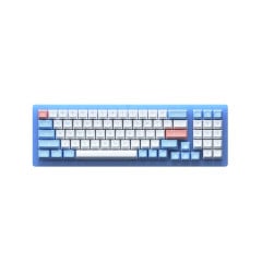 TECLADO MEC ASA PBT DOUBLE SHOT SWITCH JELLY BLUE TACTILE 1800 COMPACT MODELO ACR98 MINI BUNDLE-DOLL OF THE PRINCESS