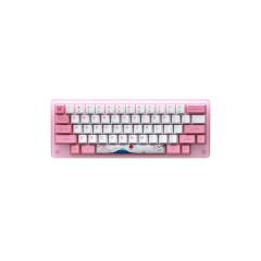 TECLADO MEC CHERRY PBT DYE-SUB SWITCH JELLY PINK LINEAR SPECIAL LAYOUT MODELO ACR59-WORLD TOUR TOKYO
