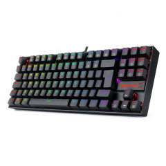 TECLADO MAGNÉTICO GAMER KUMARA PRO RGB PRETO SWITCH MARROM ABNT2